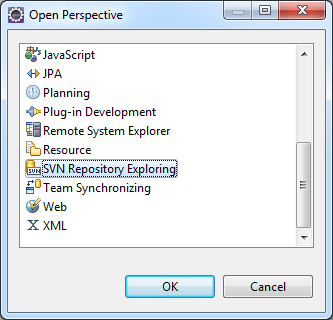 svn repository exploring