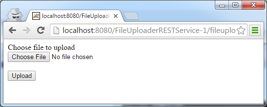 Java file upload form