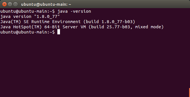 Verify Java installation