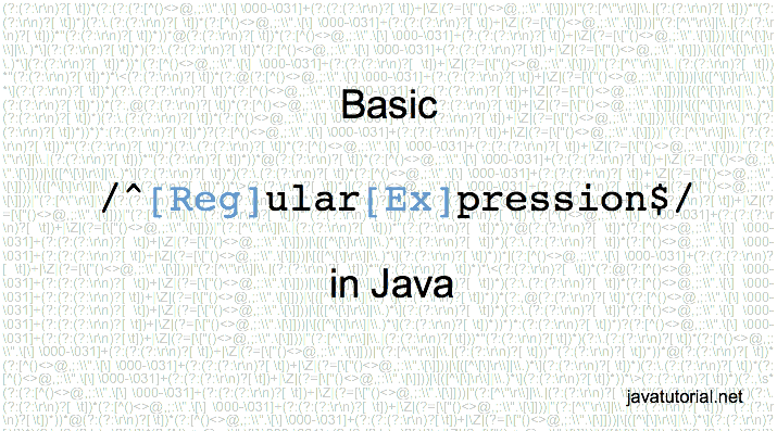 regular expressions java