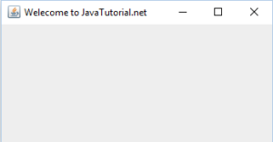 Set title of a JFrame