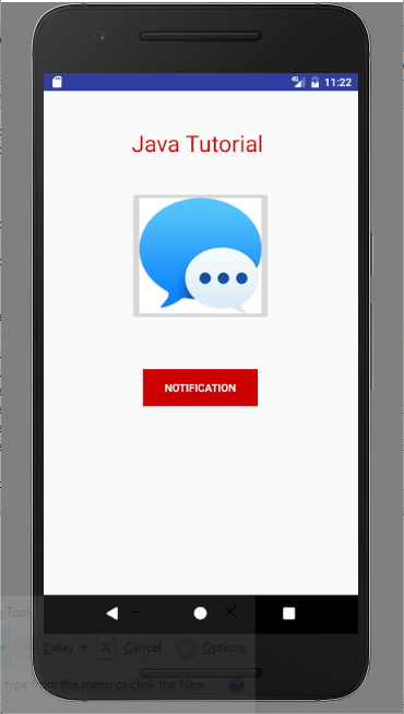 notification example