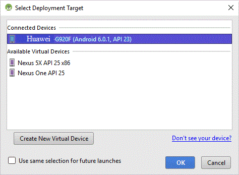 Deployment target