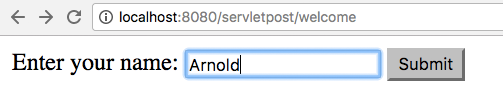 Input form