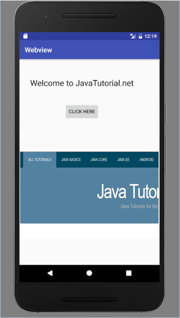 web view Example