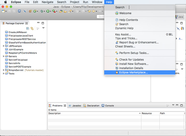 Eclipse open marketplace