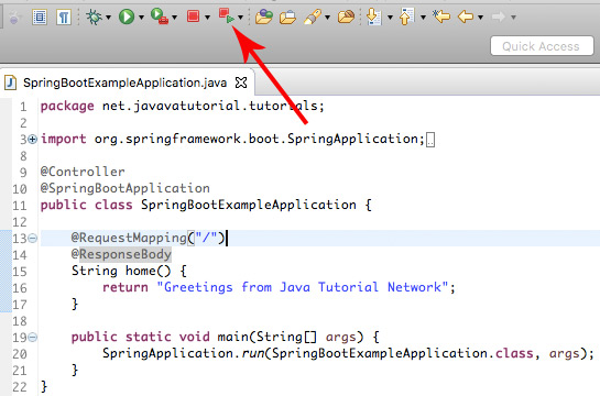 Spring relaunch button