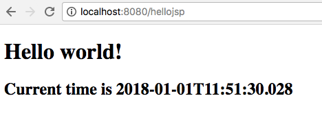 Rendered JSP page using Spring controller