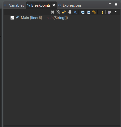Breakpoints view
