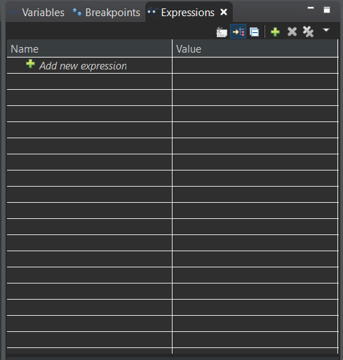 Expression view