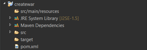 How to generate WAR file using Maven java example