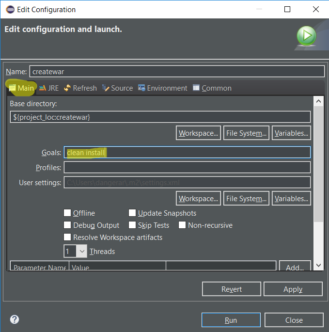 maven clean install java