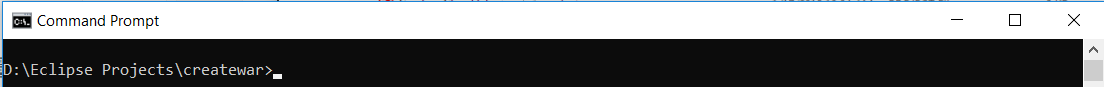 maven war file install cmd